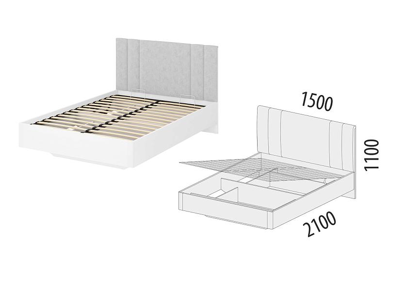 Кровать с подъемным механизмом Николь 901.31 