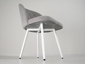 Стул Велюр Статус-2 Десерт светло-серый