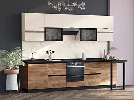 Кухонный гарнитур с витриной Дакота 7