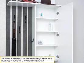 Угловой набор мебели для прихожей с антресолями Денвер 400 100.1