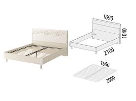 Кровать с матрасом Тиффани 93 304
