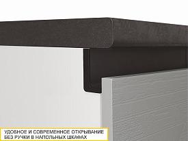 Кухонный гарнитур с витриной Бостон 7