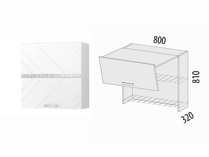 Шкаф-сушка кухонный (с системой плавного закрывания) Бьянка 102.42 