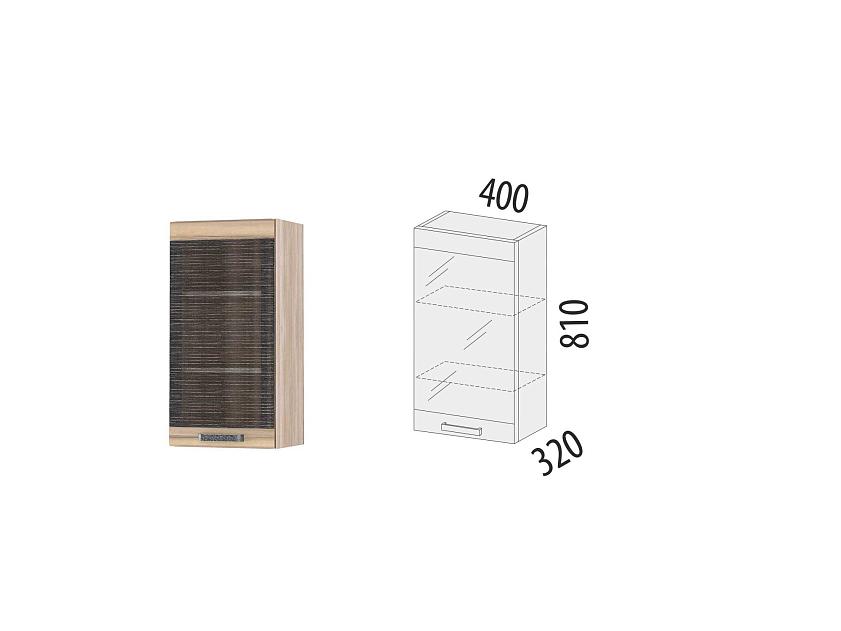 Шкаф-витрина кухонный (лев/прав) Бруклин 101.04 