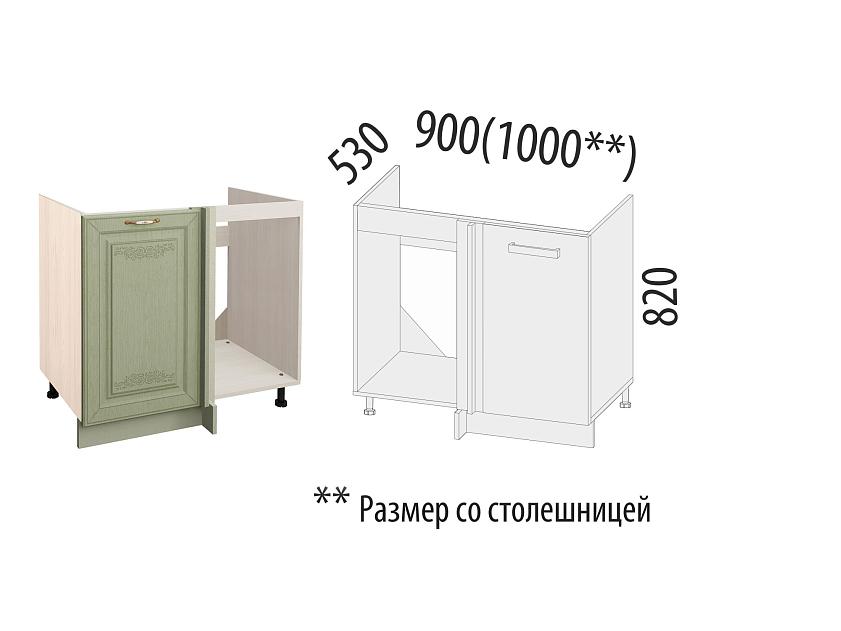 Напольный шкаф под мойку угловой (лев/прав) Оливия 72.52 