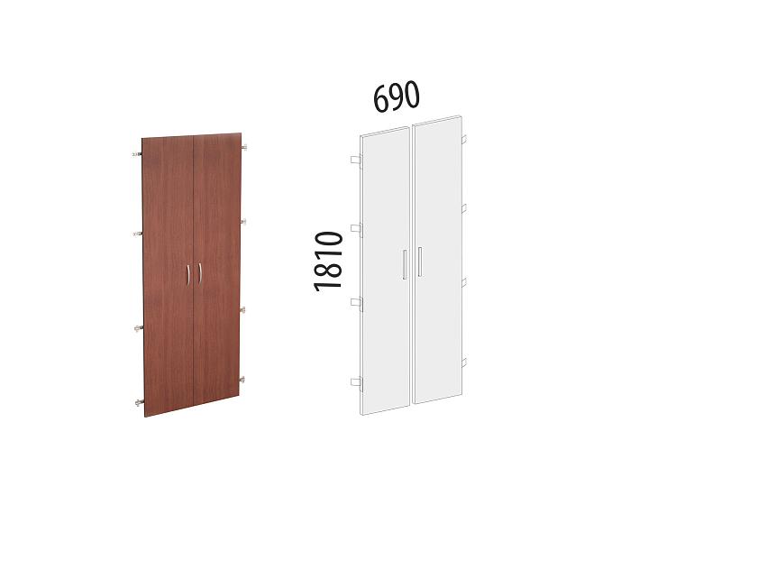 Двери ЛДСП 5 секций Рубин 41.36 