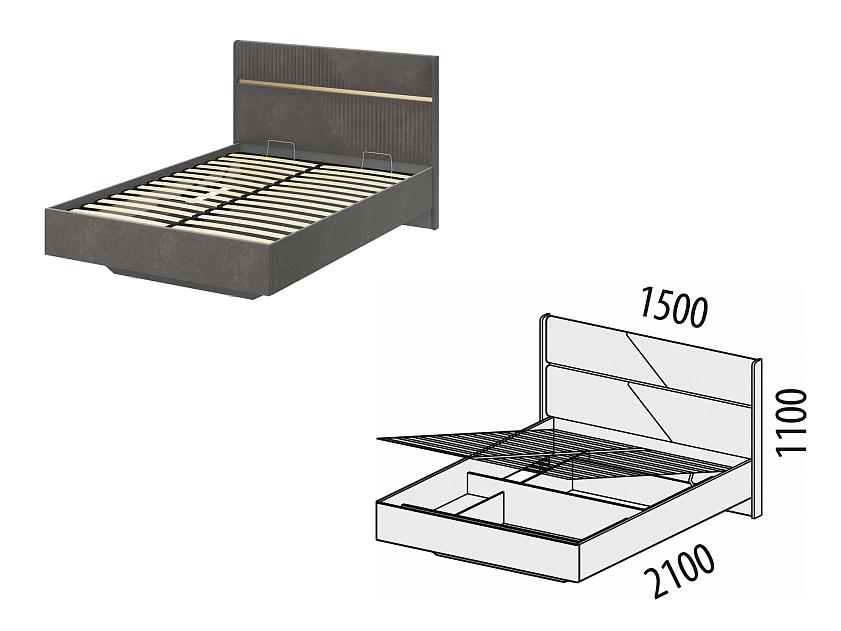 Кровать с подъемным механизмом Монако 902.31 