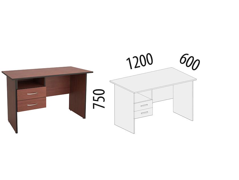 Стол с ящиками (лев/прав) Рубин 41.42 