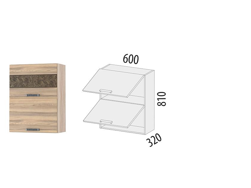 Шкаф кухонный (с системой плавного закрывания) Бруклин 101.96.1 